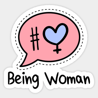 Being Woman Sticker